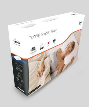 18091 TEMPUR Ergonomic Pillow Sonata Packaging Packshot_Front