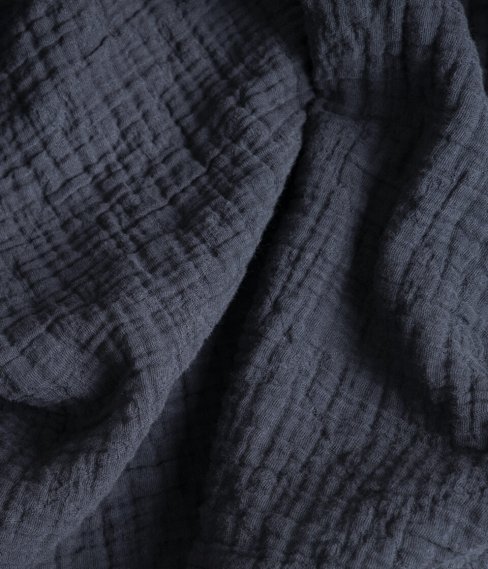 Kokvilnas halāts Orion Anthracite audums