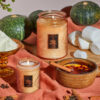 Voluspa aromātiskā svece Spiced Pumpkin stikla trauciņā