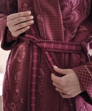 halats-pip-studio-jasmin-jacquard-dark-pink-ar-sasienamu-jostu