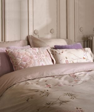 perkala-gultas-vela-bamboo-blossom-khaki-ar-rakstu