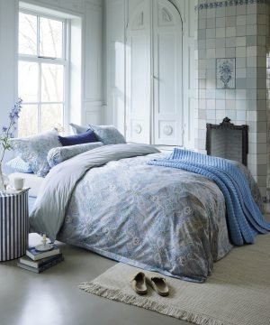 perkala-gultas-vela-moonlfoer-blue-ar-rakstu