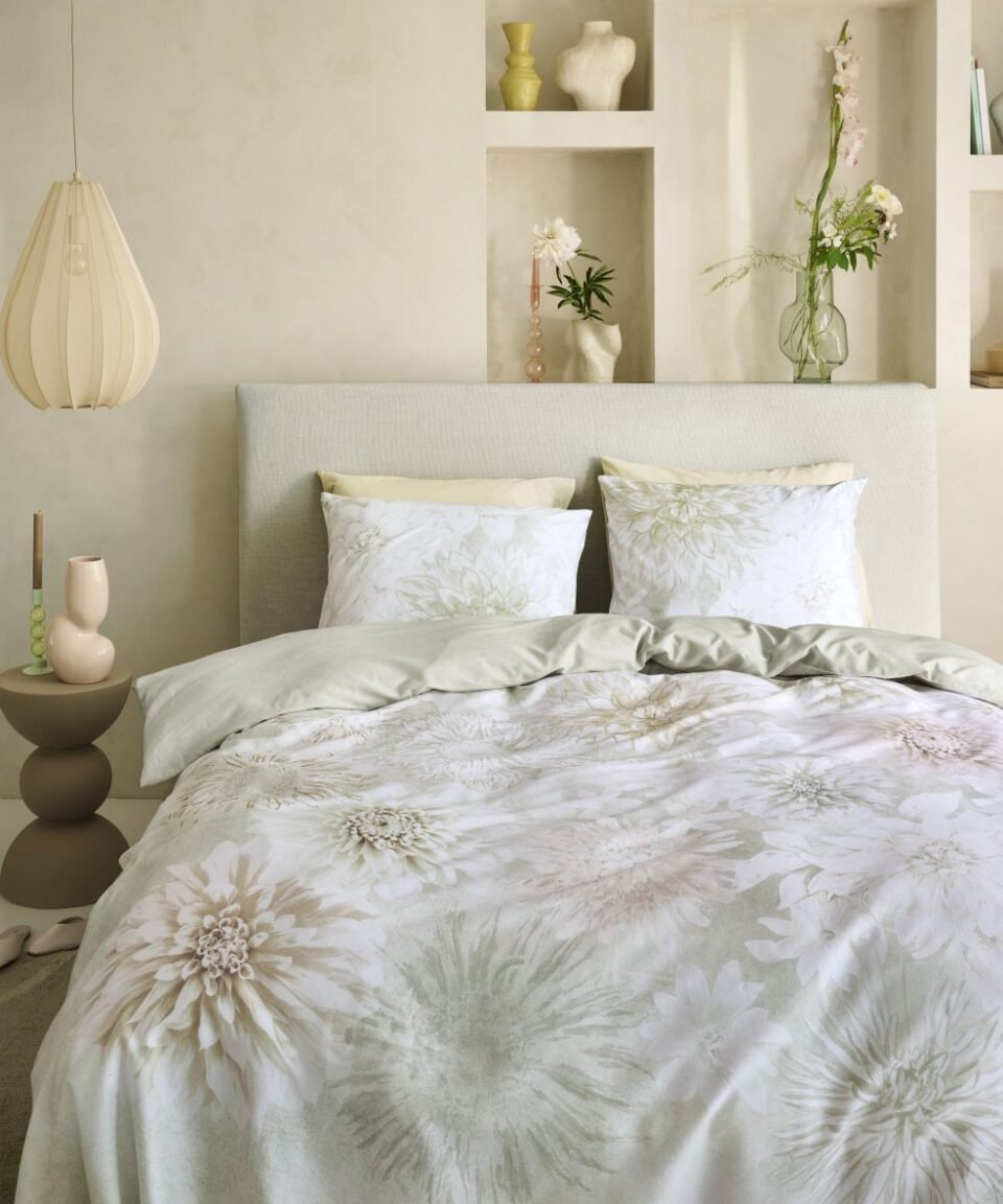 Satīna gultas veļas komplekts Fede Pastel