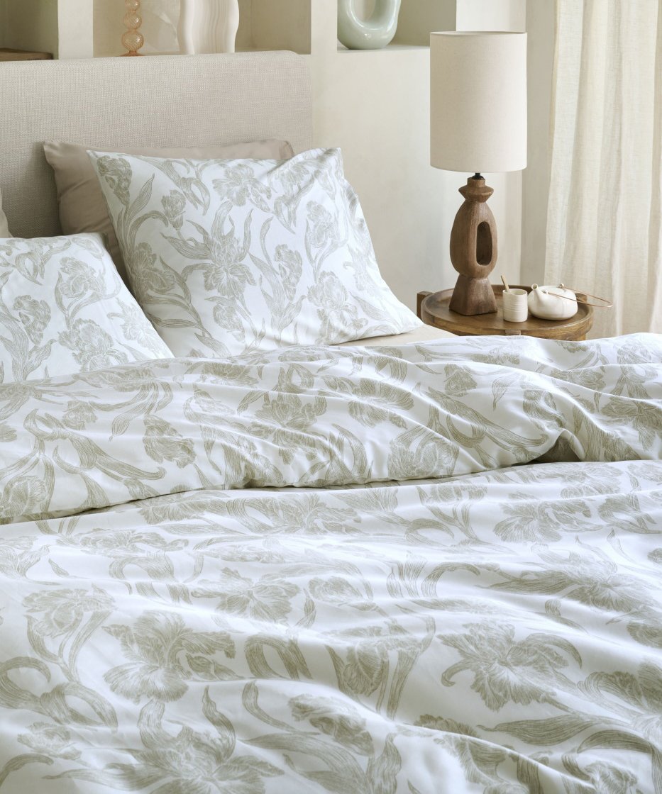 Satīna gultas veļas komplekts Irys Sand