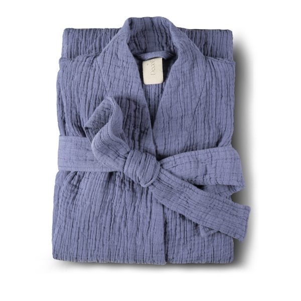 Kokvilnas halāts Orion Blueberry