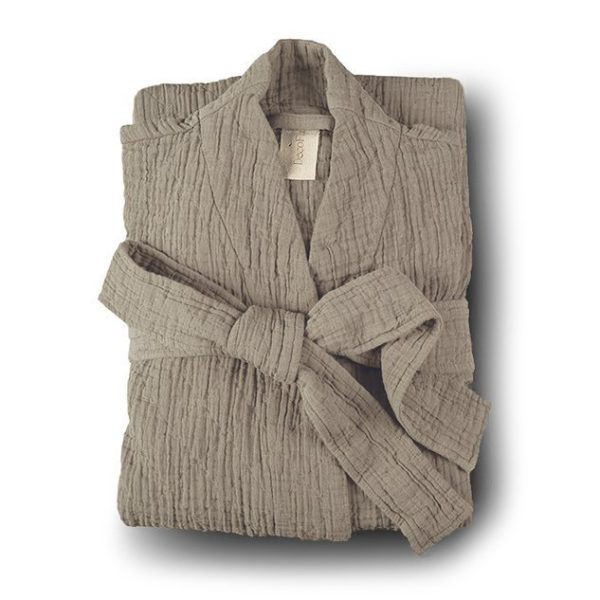 Kokvilnas halāts Orion Latte