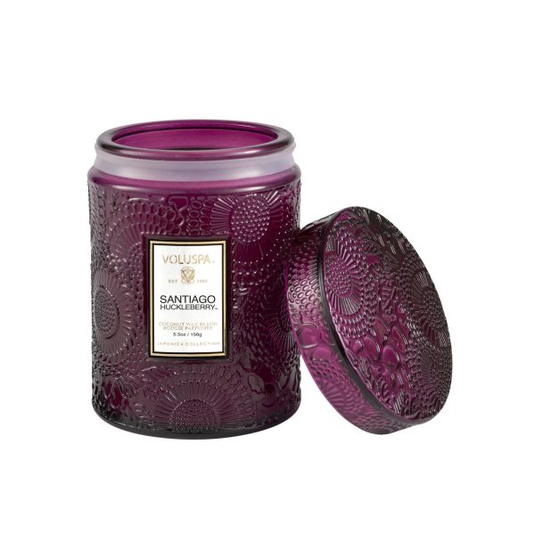 Voluspa aromātiskā svece Santiago Huckleberry stikla