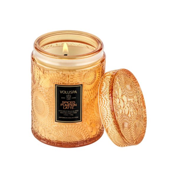 Voluspa aromātiskā svece Spiced Pumpkin smaržīga